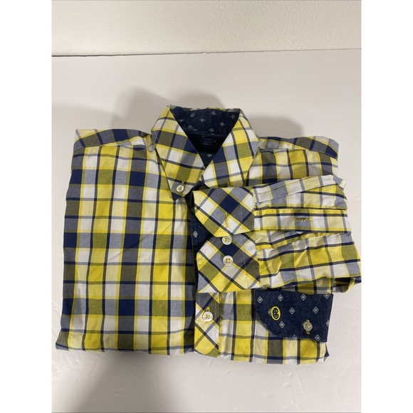 Collezion Infomale Men's Button Up L/S Shirt Med Check V1 - Picture 1 of 8